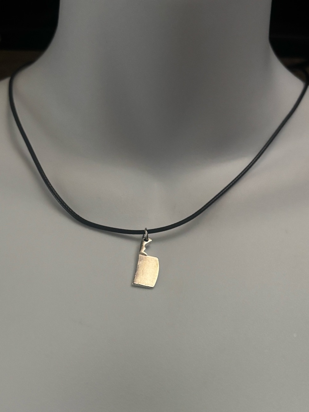(3 for $10) meat cleaver adjustable choker necklace!